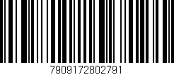 Código de barras (EAN, GTIN, SKU, ISBN): '7909172802791'