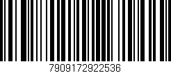 Código de barras (EAN, GTIN, SKU, ISBN): '7909172922536'
