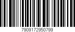 Código de barras (EAN, GTIN, SKU, ISBN): '7909172950799'