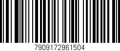 Código de barras (EAN, GTIN, SKU, ISBN): '7909172961504'