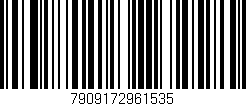 Código de barras (EAN, GTIN, SKU, ISBN): '7909172961535'