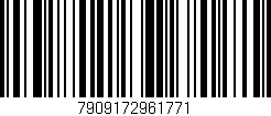 Código de barras (EAN, GTIN, SKU, ISBN): '7909172961771'