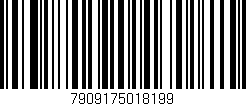 Código de barras (EAN, GTIN, SKU, ISBN): '7909175018199'