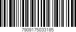 Código de barras (EAN, GTIN, SKU, ISBN): '7909175033185'