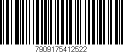 Código de barras (EAN, GTIN, SKU, ISBN): '7909175412522'