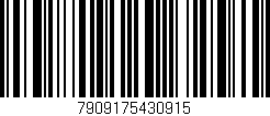 Código de barras (EAN, GTIN, SKU, ISBN): '7909175430915'