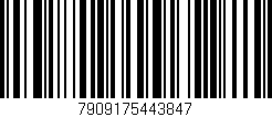 Código de barras (EAN, GTIN, SKU, ISBN): '7909175443847'