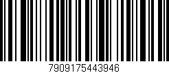 Código de barras (EAN, GTIN, SKU, ISBN): '7909175443946'