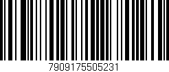 Código de barras (EAN, GTIN, SKU, ISBN): '7909175505231'