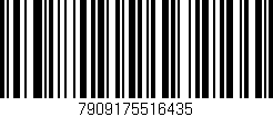 Código de barras (EAN, GTIN, SKU, ISBN): '7909175516435'