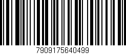 Código de barras (EAN, GTIN, SKU, ISBN): '7909175640499'
