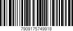 Código de barras (EAN, GTIN, SKU, ISBN): '7909175749918'
