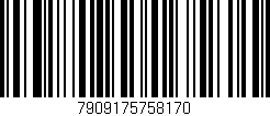 Código de barras (EAN, GTIN, SKU, ISBN): '7909175758170'
