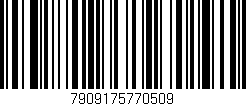 Código de barras (EAN, GTIN, SKU, ISBN): '7909175770509'