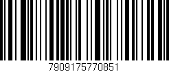 Código de barras (EAN, GTIN, SKU, ISBN): '7909175770851'