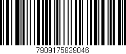 Código de barras (EAN, GTIN, SKU, ISBN): '7909175839046'