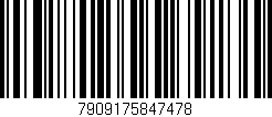 Código de barras (EAN, GTIN, SKU, ISBN): '7909175847478'