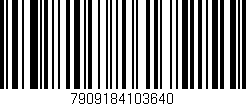 Código de barras (EAN, GTIN, SKU, ISBN): '7909184103640'