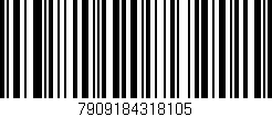 Código de barras (EAN, GTIN, SKU, ISBN): '7909184318105'
