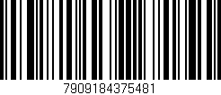 Código de barras (EAN, GTIN, SKU, ISBN): '7909184375481'