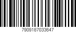 Código de barras (EAN, GTIN, SKU, ISBN): '7909187033647'