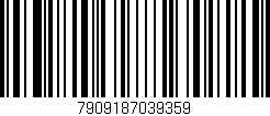 Código de barras (EAN, GTIN, SKU, ISBN): '7909187039359'