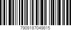 Código de barras (EAN, GTIN, SKU, ISBN): '7909187049815'