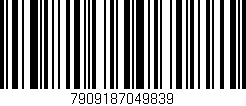 Código de barras (EAN, GTIN, SKU, ISBN): '7909187049839'