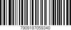 Código de barras (EAN, GTIN, SKU, ISBN): '7909187059340'