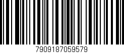 Código de barras (EAN, GTIN, SKU, ISBN): '7909187059579'