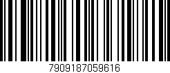 Código de barras (EAN, GTIN, SKU, ISBN): '7909187059616'