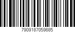 Código de barras (EAN, GTIN, SKU, ISBN): '7909187059685'