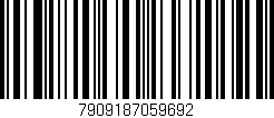 Código de barras (EAN, GTIN, SKU, ISBN): '7909187059692'