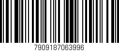 Código de barras (EAN, GTIN, SKU, ISBN): '7909187063996'