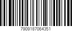 Código de barras (EAN, GTIN, SKU, ISBN): '7909187064351'