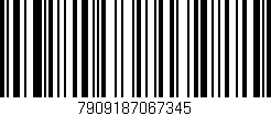 Código de barras (EAN, GTIN, SKU, ISBN): '7909187067345'