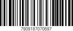 Código de barras (EAN, GTIN, SKU, ISBN): '7909187070697'