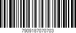 Código de barras (EAN, GTIN, SKU, ISBN): '7909187070703'