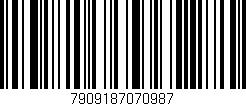 Código de barras (EAN, GTIN, SKU, ISBN): '7909187070987'