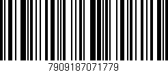 Código de barras (EAN, GTIN, SKU, ISBN): '7909187071779'