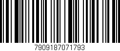Código de barras (EAN, GTIN, SKU, ISBN): '7909187071793'