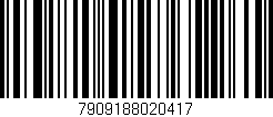 Código de barras (EAN, GTIN, SKU, ISBN): '7909188020417'