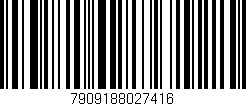 Código de barras (EAN, GTIN, SKU, ISBN): '7909188027416'