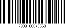 Código de barras (EAN, GTIN, SKU, ISBN): '7909188043560'