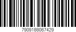 Código de barras (EAN, GTIN, SKU, ISBN): '7909188067429'