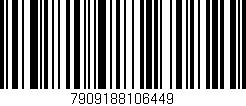 Código de barras (EAN, GTIN, SKU, ISBN): '7909188106449'