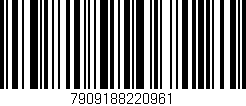 Código de barras (EAN, GTIN, SKU, ISBN): '7909188220961'
