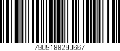 Código de barras (EAN, GTIN, SKU, ISBN): '7909188290667'