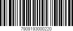 Código de barras (EAN, GTIN, SKU, ISBN): '7909193000220'