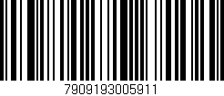 Código de barras (EAN, GTIN, SKU, ISBN): '7909193005911'